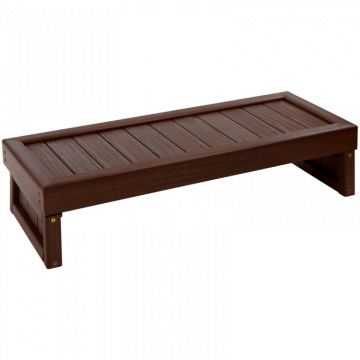 Ступень для СПА бассейна пластиковая одинарная с LED подсветкой Roasted Chestnut (рис.2)