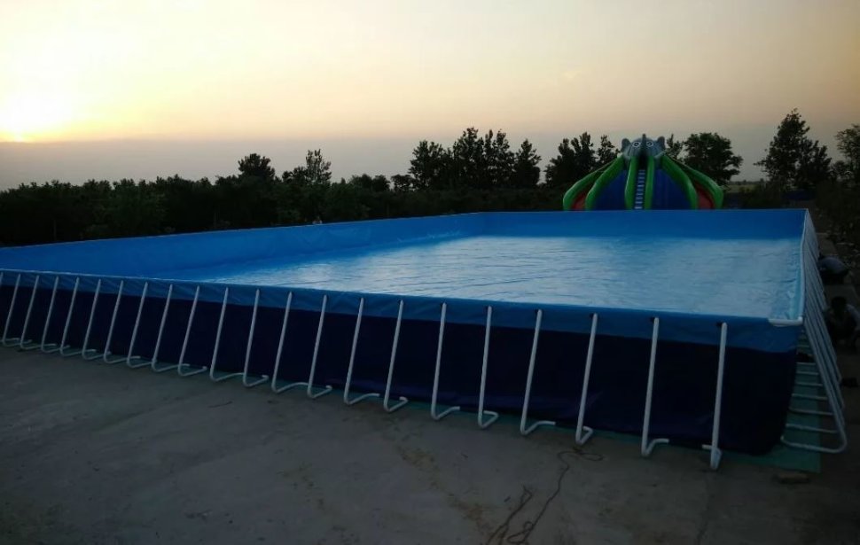 Сборный летний бассейн для пляжа 25 x 30 x 1 метра (рис.3)
